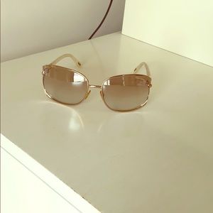 Gold Authentic Tom Ford sunglasses